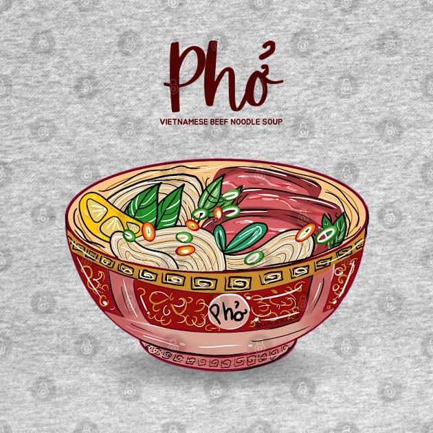 Pho, Vietnamese beef noodle soup by LePetitShadow